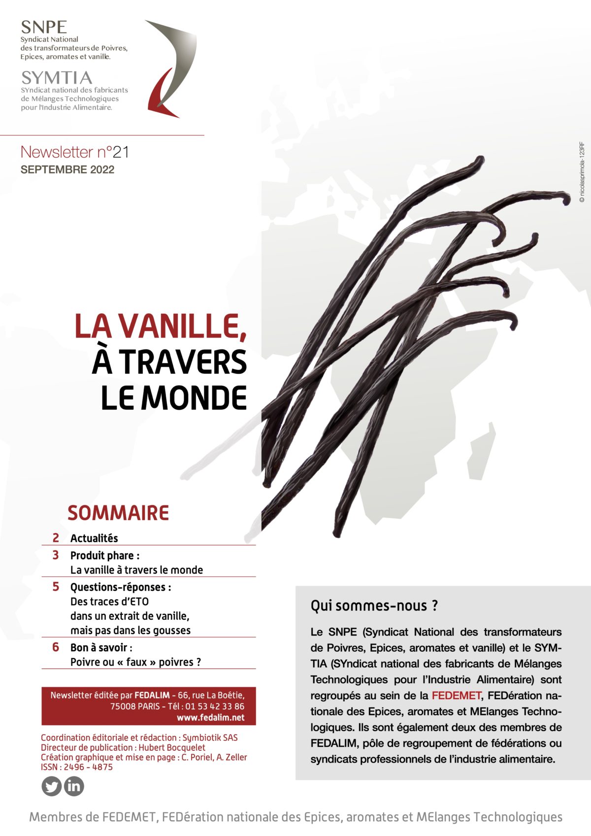 LA NEWSLETTER FEDEMET N°21 EST DISPONIBLE !