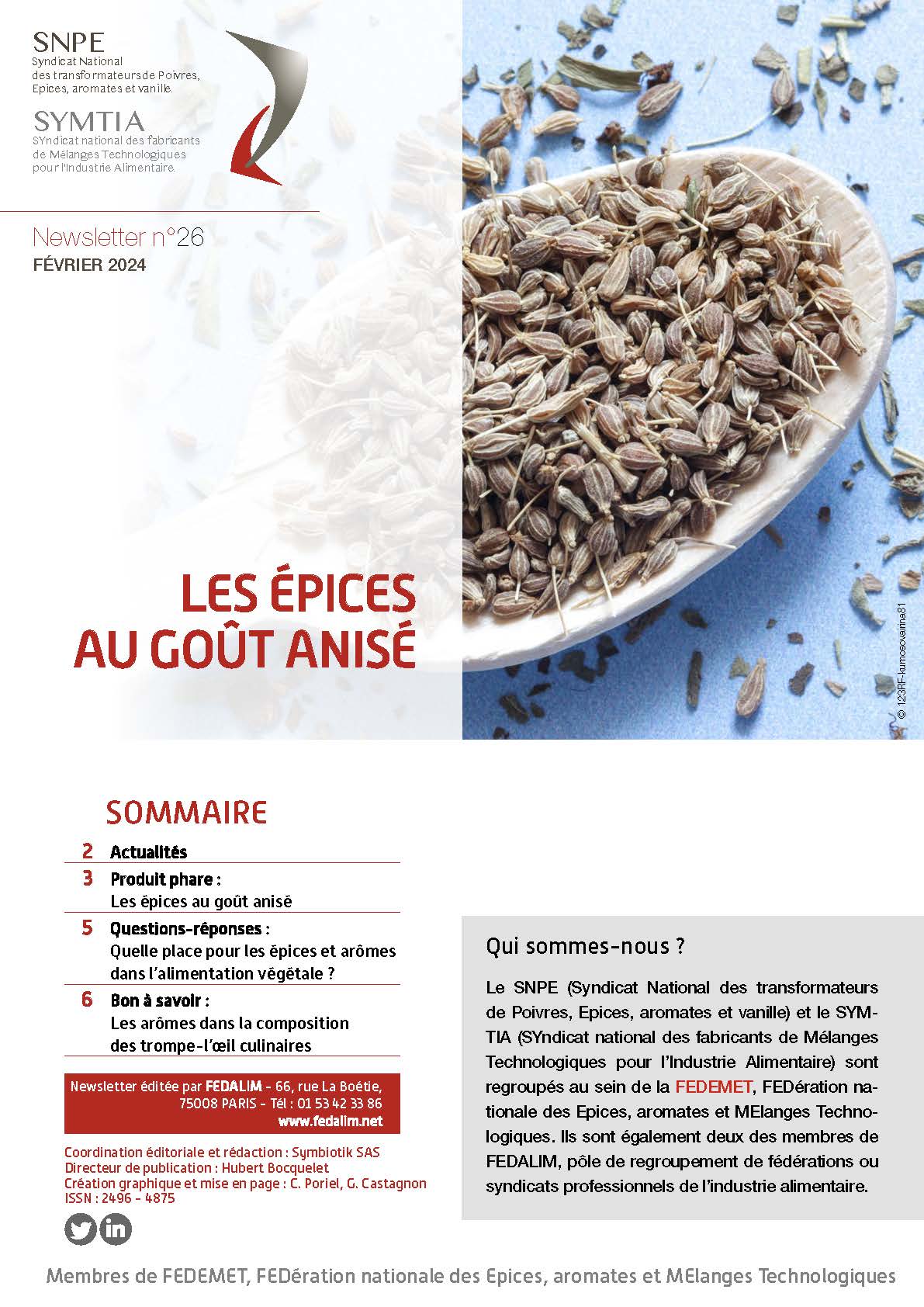 LA NEWSLETTER FEDEMET N°26 EST DISPONIBLE !